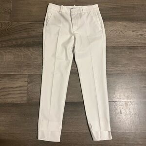 Zara White Trouser Pant